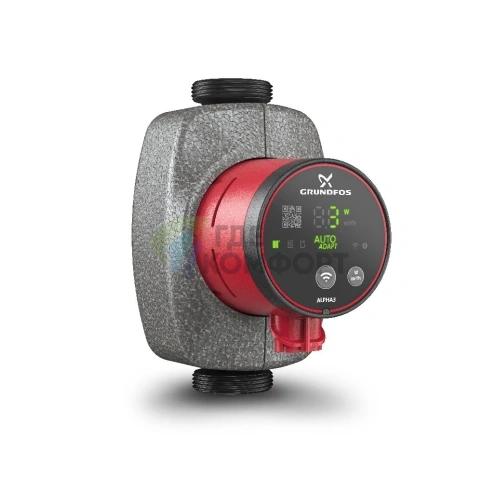 Циркуляционный насос Grundfos ALPHA3 25-80 180 с гайками - фото 4