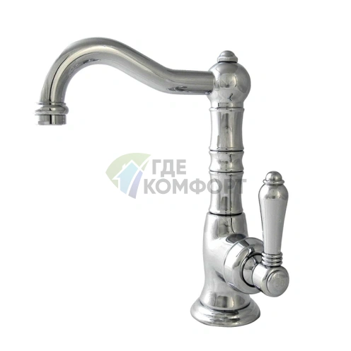 Однорычажный смеситель для раковины Nicolazzi El Capitan с донным клапаном: управление влево, цвет хром (3458CR75C) - фото 1