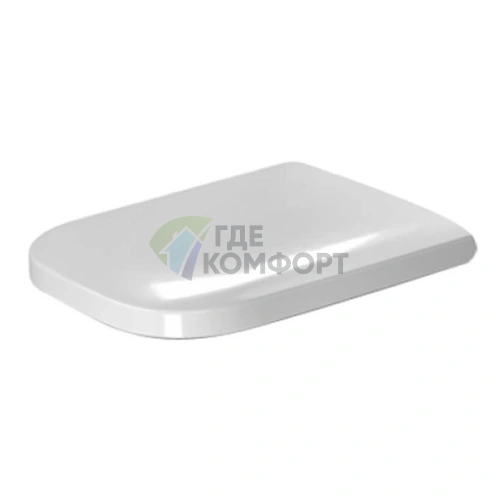 Сиденье для унитаза Duravit Happy D.2 съемное с микролифтом, белое (64590000) - фото 1