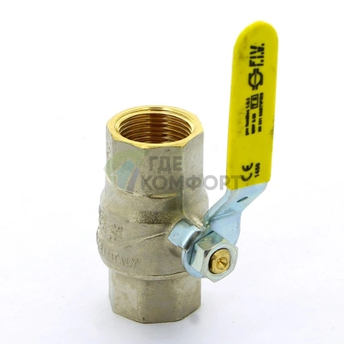 Кран шаровой для газа 1 1/4 внутренняя / внутренняя резьба, ручка рычаг F.I.V. Futurgas (Ф.И.В) - фото 3