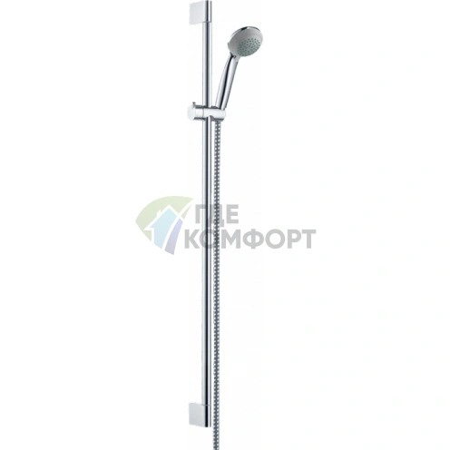 Душевой набор HG Crometta 85 Vario с ручным душем и штангой, хром (27762000) - фото 1