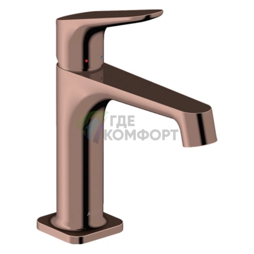 Смеситель для раковины AX Citterio M в цвете полированное красное золото (34010300) - фото 1
