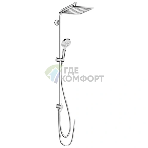 Душевая стойка HG Crometta E 240 Reno с верхним душем 240 мм и ручным душем Crometta Vario (27289000) - фото 1