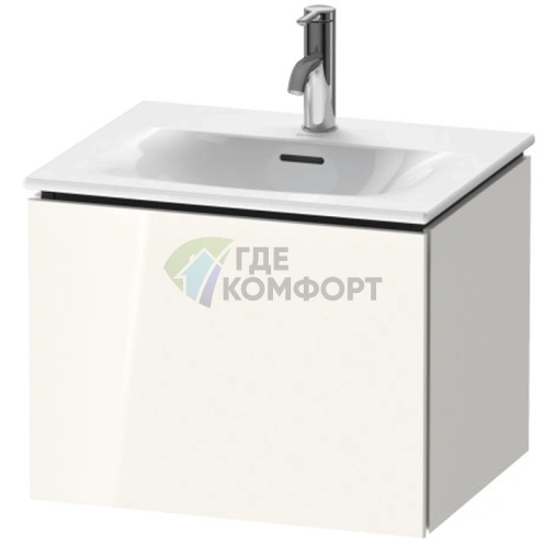 Тумба подвесная Duravit L-Cube White High Gloss 400x520x421 мм с выдвижным отделением (LC613402222) - фото 1