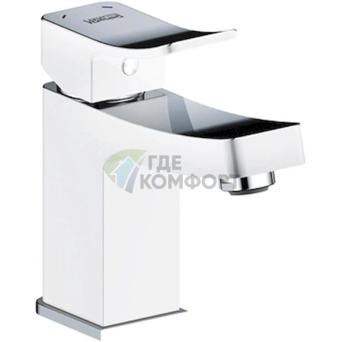 Смеситель для раковины Wasserkraft Aller 1063WHITE - фото 1