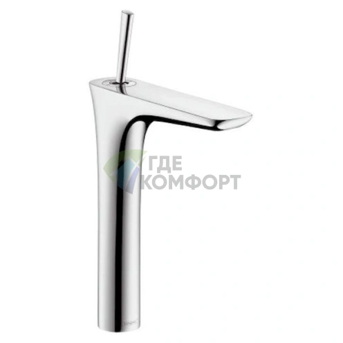 Смеситель для раковины Hansgrohe PuraVida 15072000: высокий излив, настенный монтаж, хром - фото 1