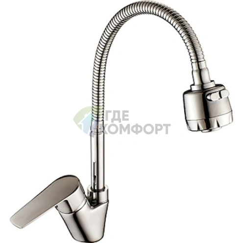 Стильный смеситель Rossinka S S35-26 для вашей кухни - фото 1