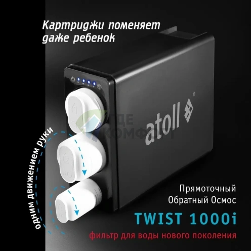Мембрана обратноосмотическая atoll TWIST RO-1000 (для TWIST 1000i) - фото 2