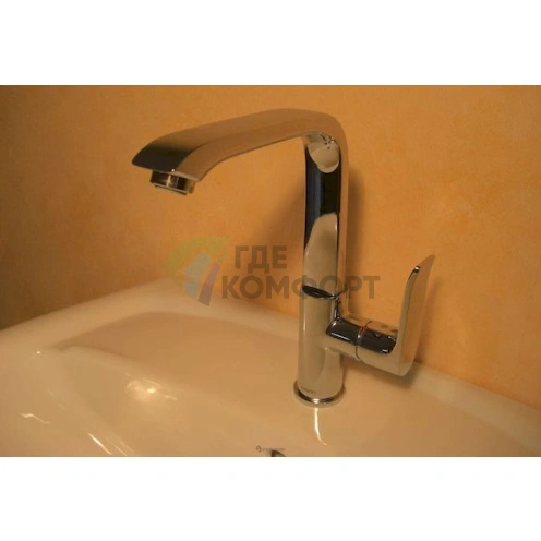 Смеситель для раковины Hansgrohe Metris 31187000: настенный, латунь - фото 3