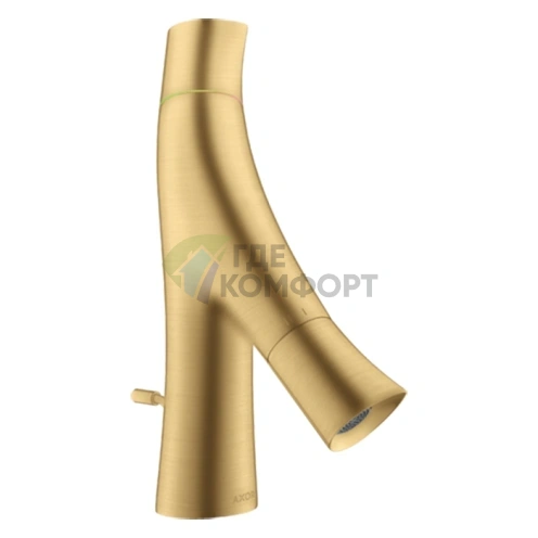 Смеситель для раковины AX Starck Organic 50 в цвете шлифованное золото (12014250) - фото 1