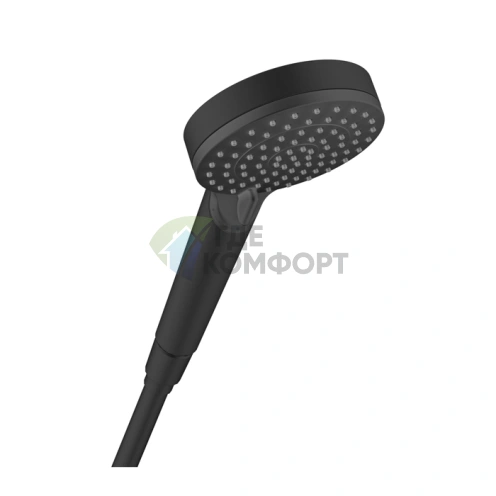 Ручной душ HG Vernis Blend 100 Vario 2jet с режимами Rain и IntenseRain, черный матовый (26270670) - фото 1