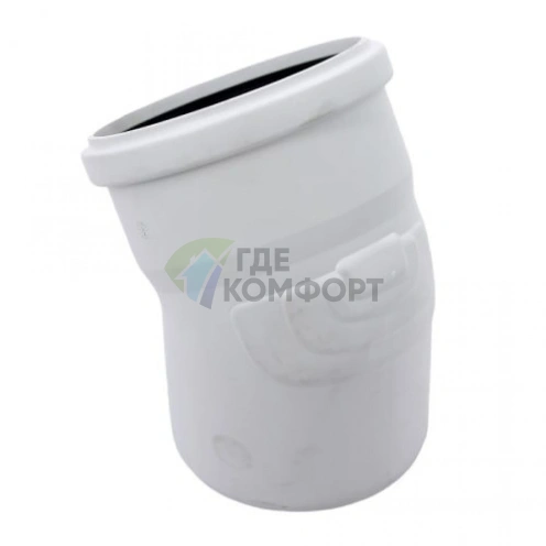 Отвод канализационный Raupiano Plus 110х30° REHAU (РЕХАУ - 11234341001) - фото 3