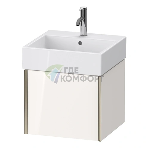 Подвесная тумба Duravit XViu белый глянцевый/шампань мат, 1 ящик (XV42330B122) - фото 1