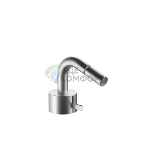 Смеситель для биде Fantini AF/21: матовая натуральная сталь, излив 130 мм (27 93 A508WF) - фото 1