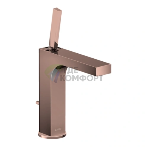Смеситель для раковины AX Citterio в цвете полированное красное золото (39031300) - фото 1