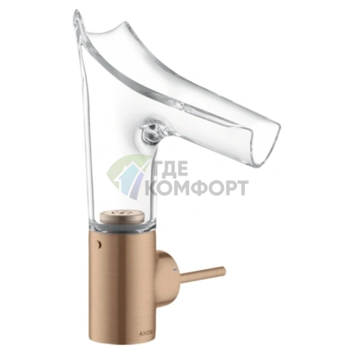Смеситель для раковины AX Starck V цвет шлифованное красное золото (12112310) - фото 1