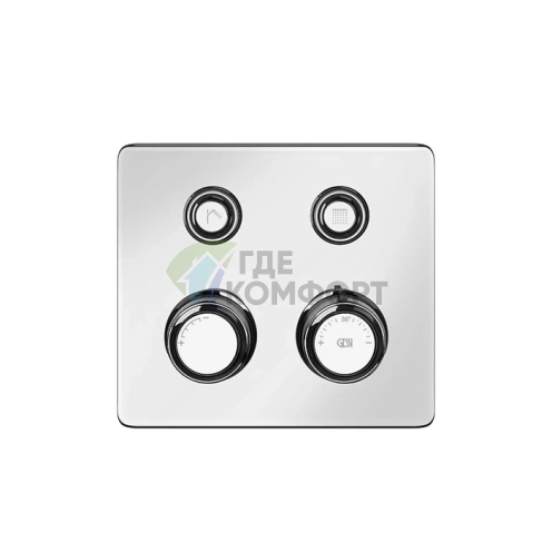 Термостатический смеситель для душа GESSI HI-FI ECLECTIC с двумя запорными кнопками (65232#031) - фото 1