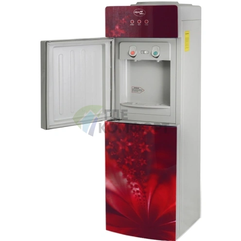 Кулер для воды напольный Aqua Well 2-JX-5 ПКС YLR-2-JX-5 красный с флуоресцентным рисунком - фото 2