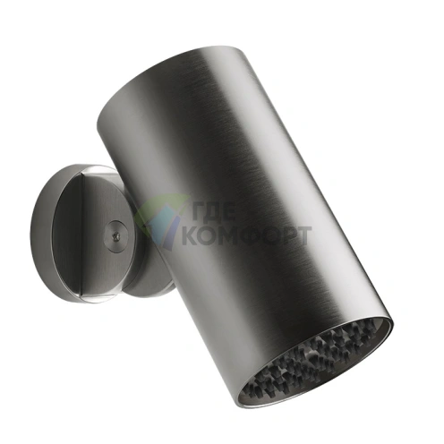 Настенный верхний душ GESSI SPOTWATER с тропическим ливнем, матовый черный (57263#299) - фото 1