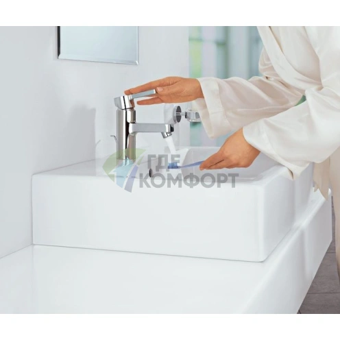 Смеситель Grohe Lineare 32115000 для умывальника: Стильный дизайн и комфорт в каждом движении - фото 2