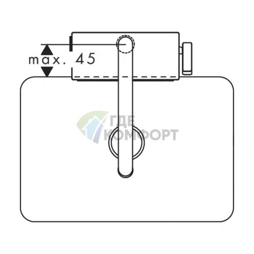Смеситель кухонный однорычажный HG Aquno Select M81 с вытяжным душем (73830800) - фото 2