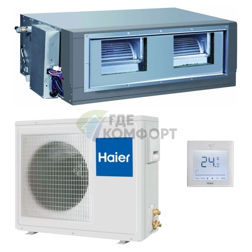Кондиционер канальный Haier AD362AHEAA/AU36NAIEAA on/off - фото 1