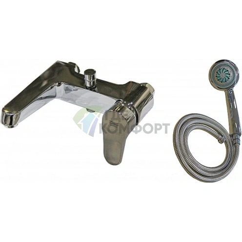 Смеситель для ванны с душем Zorg ZR 117 W - фото 1