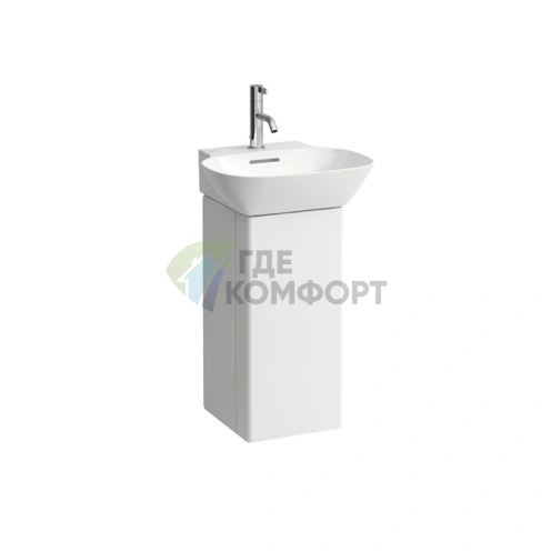 Тумба под раковину Laufen INO 815301, 280х310х605 мм, с сифоном и 4 полками, белая матовая (4.2530.1.030.170.1) - фото 1