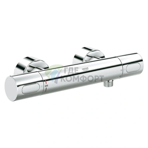 Термостат для душа Grohe Grohtherm 3000 Cosmopolitan — идеальный комфорт и безопасность - фото 1