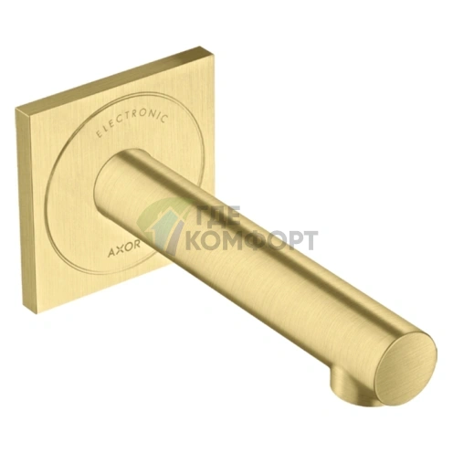 Настенный электронный смеситель для раковины AX Uno в цвете шлифованная медь (45110950) - фото 1