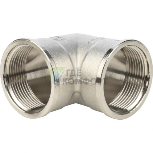 Угольник Stout внутренняя/внутренняя резьба латунный ВВ 1 1/2 никелированный - фото 10