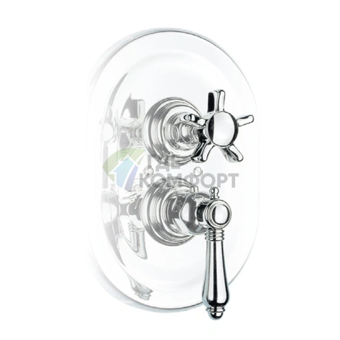 Встраиваемый смеситель Nicolazzi Dames Anglaises 3/4 с запорным вентилем, хром (4909CR18) - фото 1