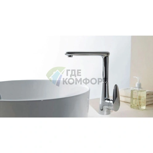 Однорычажный кухонный смеситель Lemark Status LM4405C с выдвижной лейкой — готовьте с комфортом - фото 3