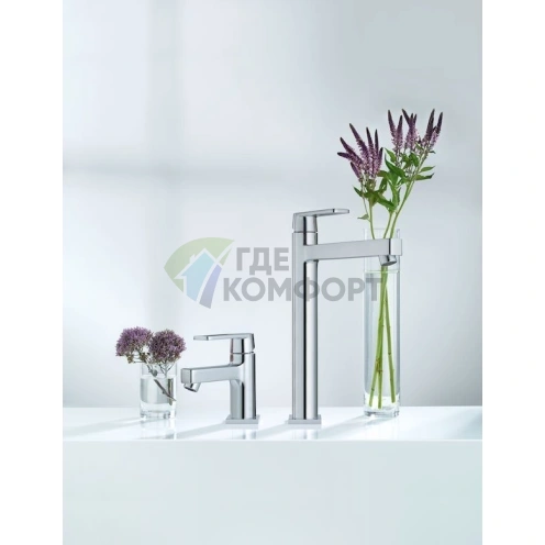Смеситель Grohe Quadra для раковины: однорычажный дизайн и надежность - фото 7