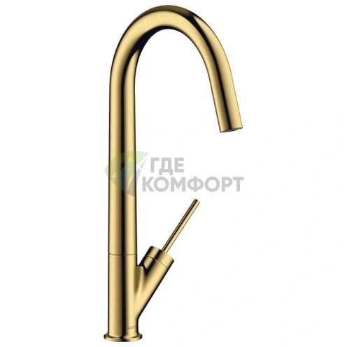 Смеситель для кухни AX Starck в роскошном полированном золоте (10822990) - фото 1