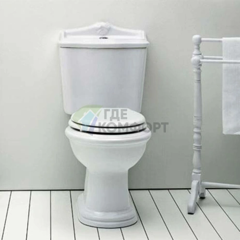 Комплект вертикальных креплений SIMAS для унитаза и биде, бронза (F90br) - фото 1