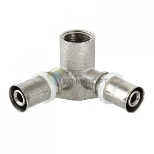 Водорозетка пресс проходная 20х1/2 ВР Valtec - фото 1