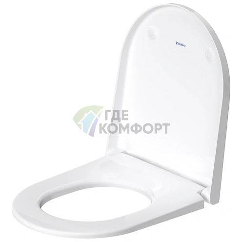 Сиденье для унитаза Duravit D-Neo быстросъемное без микролифта белое (21610000) - фото 1