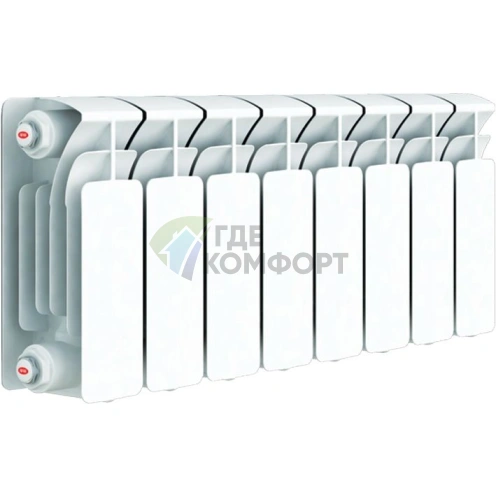 Биметаллический радиатор RIFAR Base Ventil 200 8 секций НП левое - фото 1