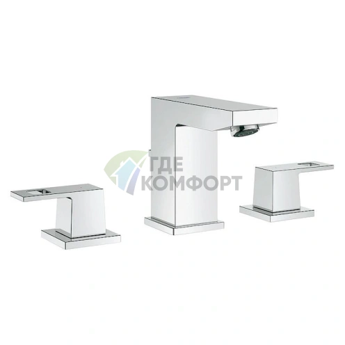 Смеситель для раковины Grohe Eurocube 20351000: однорычажный, хром - фото 1