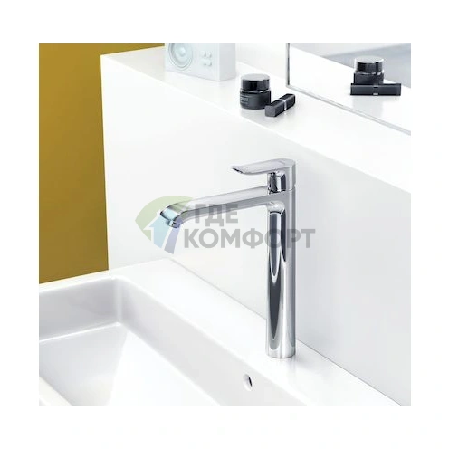 Смеситель Hansgrohe Metris однорычажный для раковины 31082000 - фото 4
