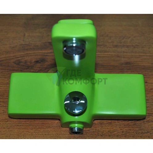 Смеситель для ванны с душем D K Berlin Humboldt DA1433212 зеленый - фото 5