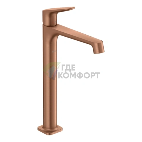Смеситель для раковины AX Citterio M цвет шлифованное красное золото (34127310) - фото 1