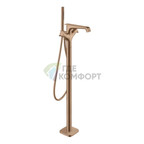 Термостат для ванны AX Citterio E напольный, цвет «Шлифованное красное золото» (36416310) - фото 1