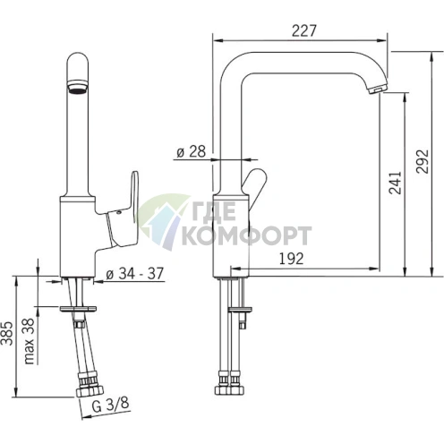 Кухонный смеситель Oras Aquita 2938F: элегантность и практичность для вашей мойки - фото 10