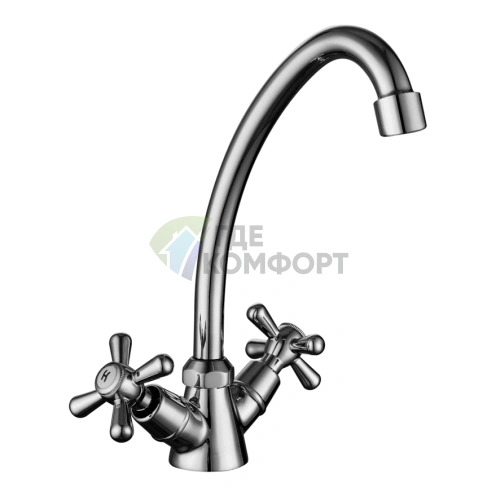 Смеситель Lemark Promotion LM6040C с термостатом для экономии воды на кухне - фото 1