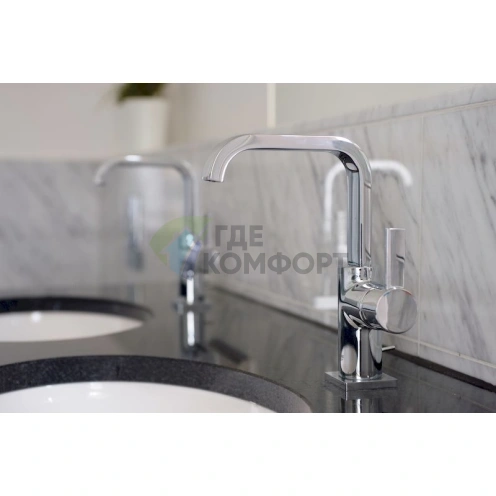 Смеситель Grohe Allure 32146000: однорычажный для раковины со стильным дизайном - фото 10