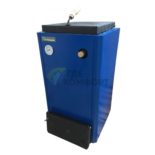 Котел стальной твердотопливный Печкин КСТТ-12-5 - фото 1