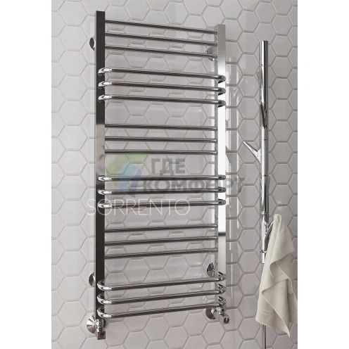 Полотенцесушитель водяной Terminus люкс Соренто 30х30/18 П18 50x115 - фото 2