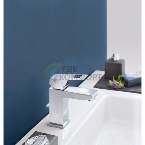 Смеситель для раковины Grohe Eurocube 23127000 с керамическим картриджем - фото 5